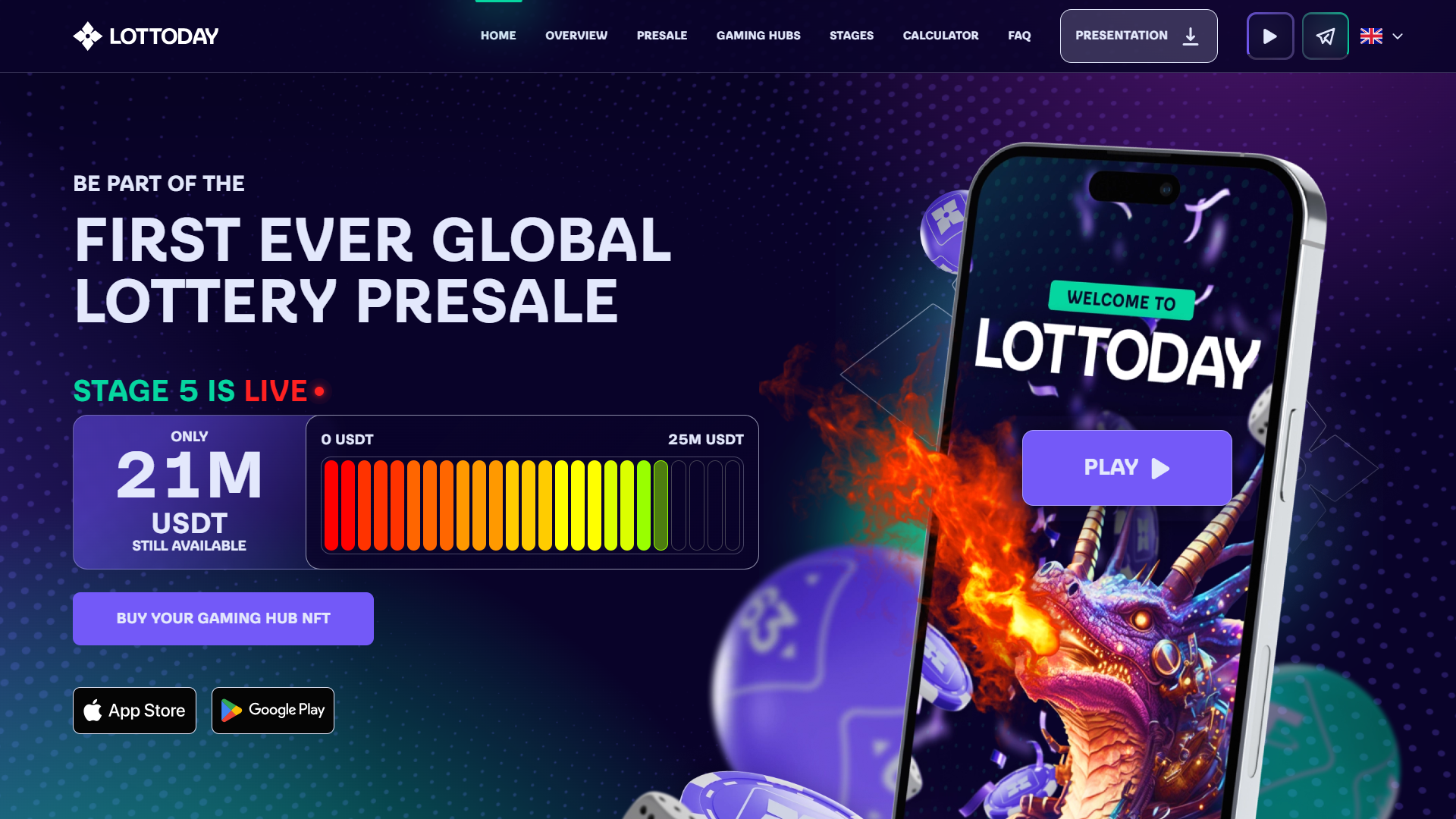 Lottoday website